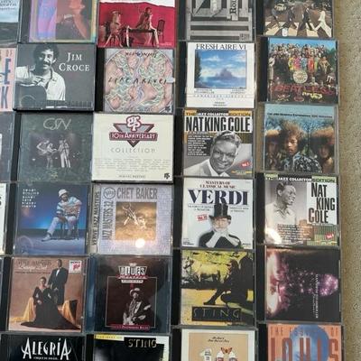 Lot 112 various music CDs