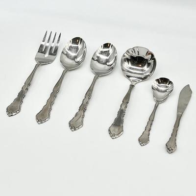 ONIEDA ~ Satinique ~ Stainless ~ 6 Piece Service for 8
