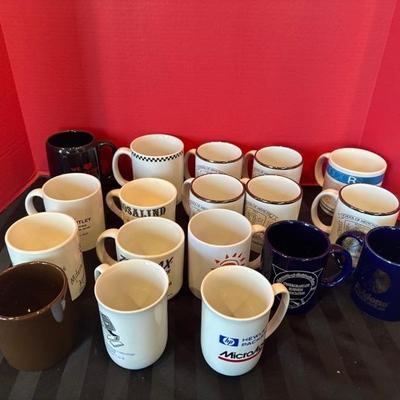 Lot 129 Variety of coffee mugs