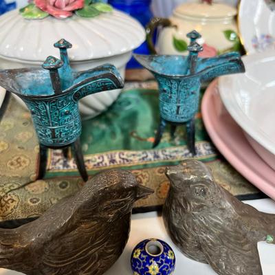 Vintage ceramic collectible Salt Pepper dinnerware