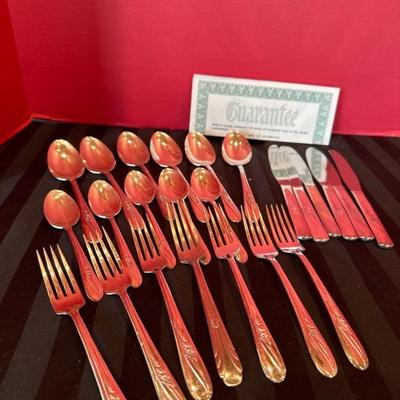 Lot 136 silver plated flatware