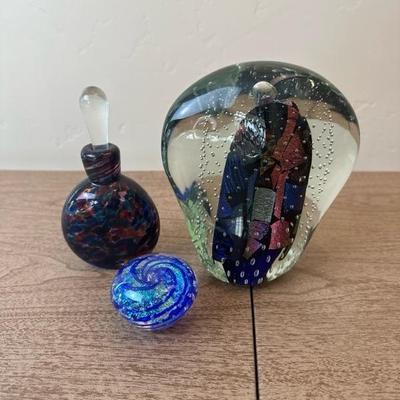 Lot 158 art glass decor