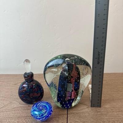 Lot 158 art glass decor