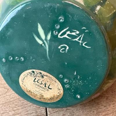 Lot 160 Lesal Ceramics Hand Painted in California