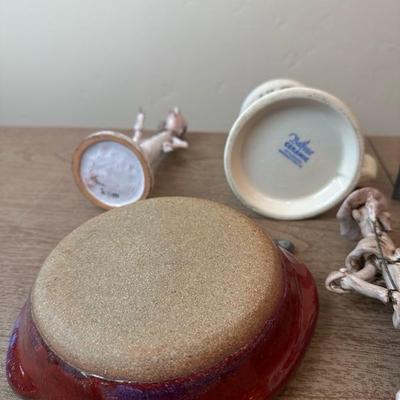 Lot 162 Miscellaneous ceramic, and Pottery home decor