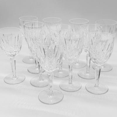 WATERFORD ~ Kildare ~ Twelve (12) Claret Wine Glasses ~ Mint Condition