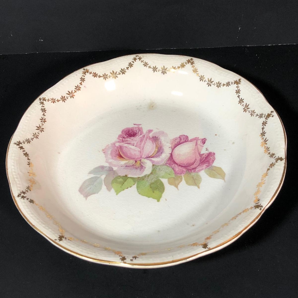 LOT 22L: Vintage China Collection - Set of Floral Teacups & Saucers Made in  Japan (8), Imperial China Rose Bowl, Serving Dishes, Mini Teacups & Ewer |  EstateSales.org