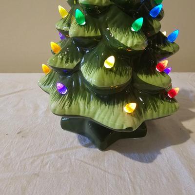 Mr. Christmas Green Ceramic Christmas Tree (BS-JS)