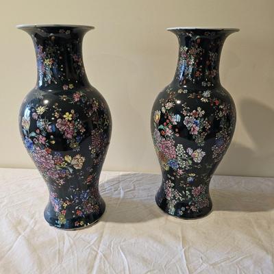 Pair of Ceramic Vases (D-JS)