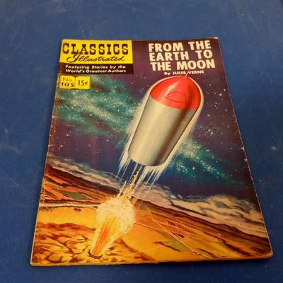 LOT 111 FROM THE EARTH TO THE MOON CLASSIC COMIC BOOK
