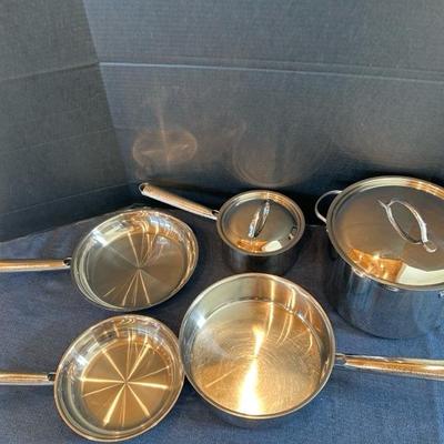 Lot 195 MPS Magnalite Professional Stainless Steel cookware