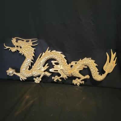 Brass Wall Mounted Dragon (D-DW)