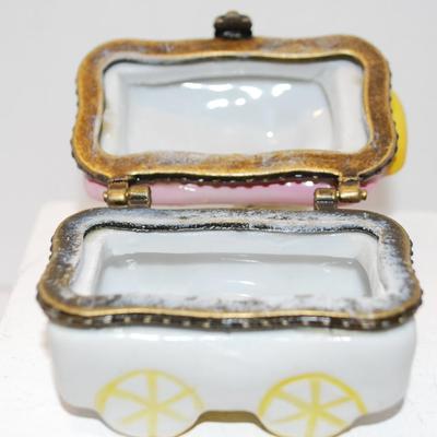 "Baby's First Trinket Box" Hinged--For Pierced Earrings or Tooth