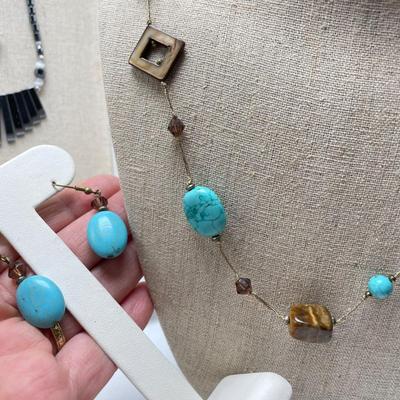 Eight Jewelry Sets: Turquoise, Pearl and More (B1-SS)