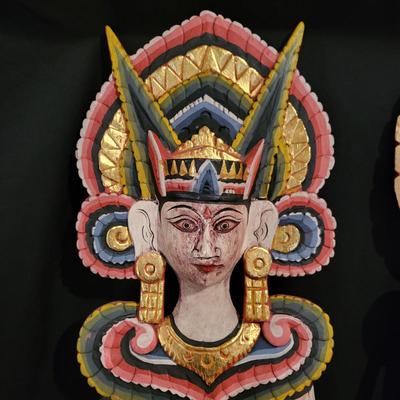 Balinese Wooden Hand Painted Carvings (D-DW)