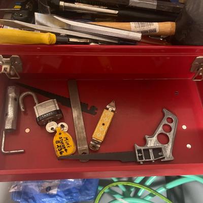 Waterloo Toolbox with Tools & Craftsman Drill. (G-MG)