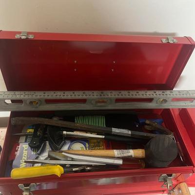 Waterloo Toolbox with Tools & Craftsman Drill. (G-MG)