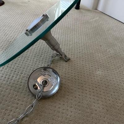 Lot 214 glass and metal Hampton Bay light fixture