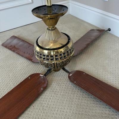 Lot 215 Hunter ceiling fan with extension pole