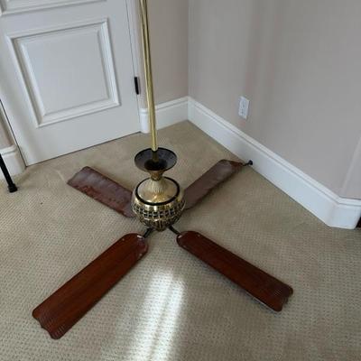Lot 215 Hunter ceiling fan with extension pole