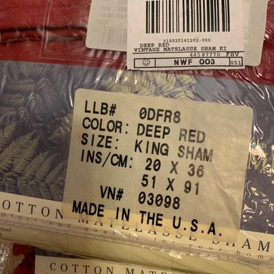L.L. Bean Bed Set, King Down Duvet, Blankets, & More (BD1-HS)