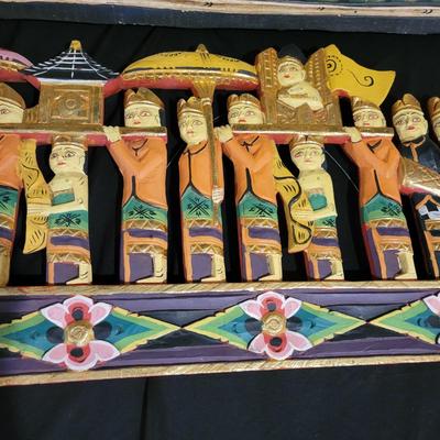 Hand Carved Balinese Wooden Wall Art (D-DW)