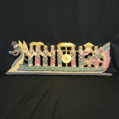 Hand Carved Balinese Wooden Wall Art (D-DW)