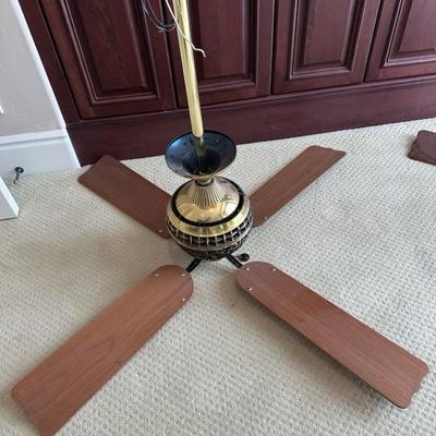 Lot 219 Hunter ceiling fan with extension pole