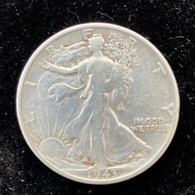 1943 S Walking Liberty Half Dollar