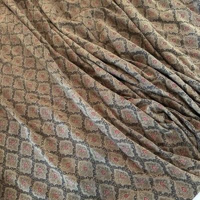 Lot 223 two heavy custom-made curtain panels