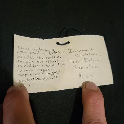 Sumatran Bark Book and Document Container (D-DW)