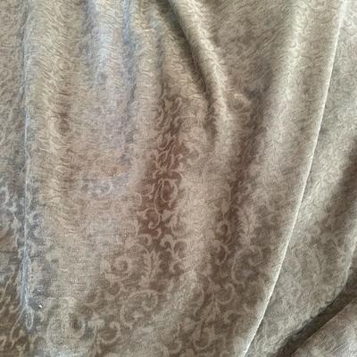 Lot 224 Two heavy custom-made curtain panels