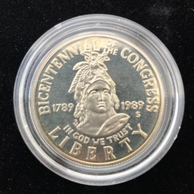 1989 S Congress Bicentennial Half Dollar Coin