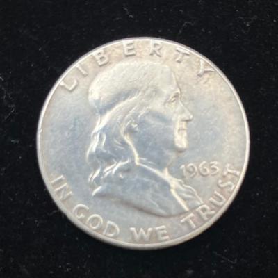 1963 Franklin Half Dollar Coin