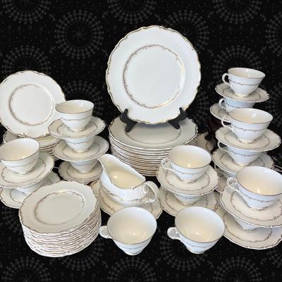 Antique Royal Doulton RICHELIEU English Fine Bone China Set - 66 Pieces