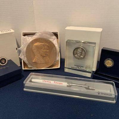 Large White House / Governor & President Reagan Collectibles Lot