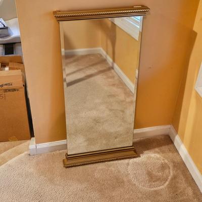 Gold Frame Wall Mirror (BS-JS)