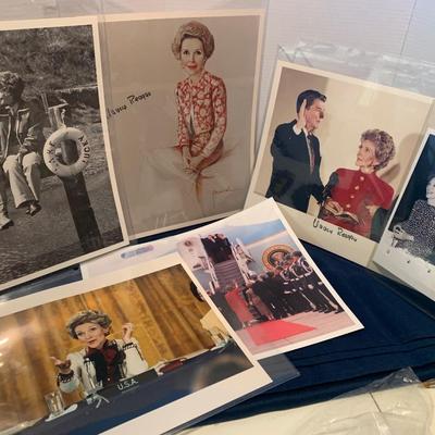 Nancy Reagan Photo Lot / Several With Signitures