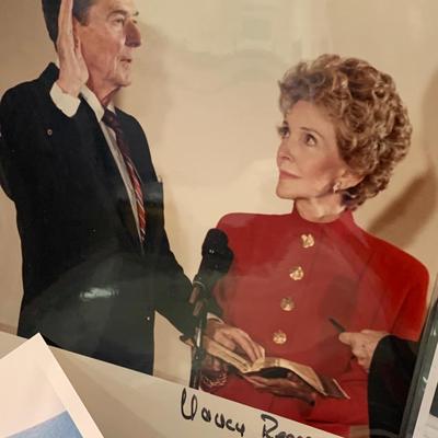 Nancy Reagan Photo Lot / Several With Signitures