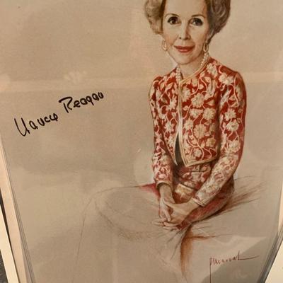 Nancy Reagan Photo Lot / Several With Signitures