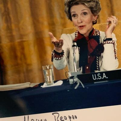 Nancy Reagan Photo Lot / Several With Signitures