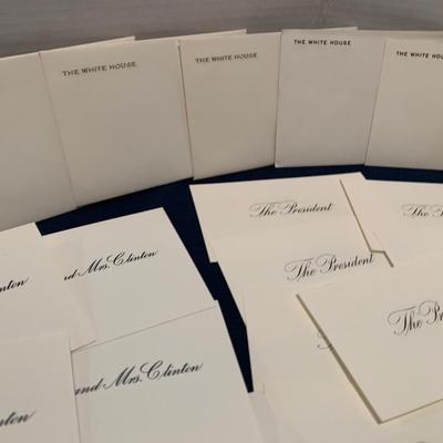 White House Place Cards Lot Reagan Bush Clinton Obama