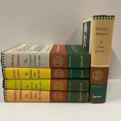 Henry James Complete 5 Volume Set by Leon Edel