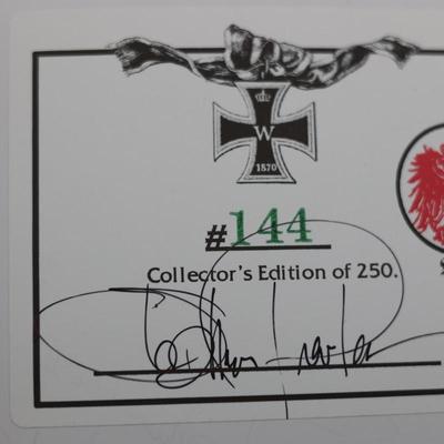 SIGNED Collector’s Edition, The Iron Time: A History of The Iron Cross by Stephen Thomas Previtera