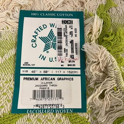 Cotton Woven Throw Blanket - Premium African Graphics