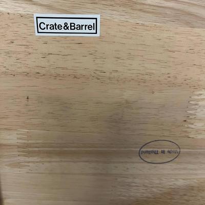 Crate & Barrel Foldable Wooden Shelves - 28x11.5x37