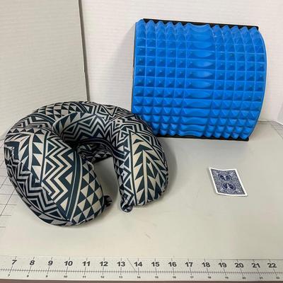 Travel Neck Pillow & Capelli Sport Back Stretcher