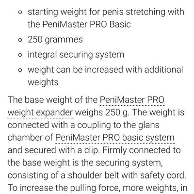 PeniMaster Pro Weight Expander