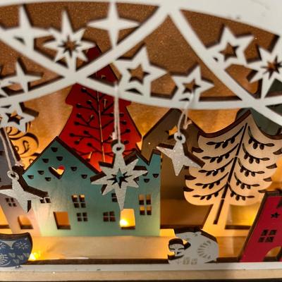 Multi-Colored Mini Lights and Advent Calendar