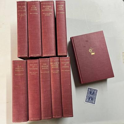 Vintage Will Durant Civilization Series Books (10 Books)